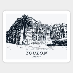 Toulon - France Sticker